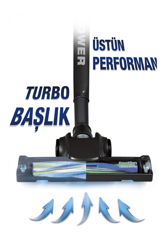 Aır Power Turbo Süpürücü Gövde Siyah - 2