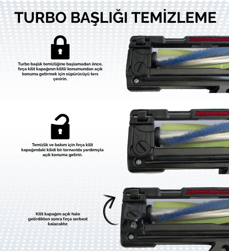 Aır Power Turbo Süpürücü Gövde Siyah - 4