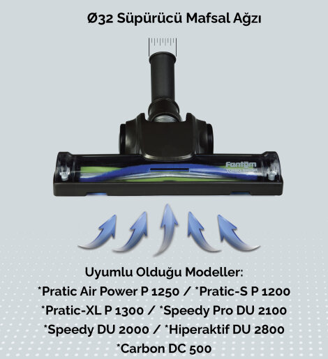 Aır Power Turbo Süpürücü Gövde Siyah - 6