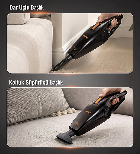 Fantom Hamarat P 1500 Toz Torbasız Dikey Süpürge Siyah - 11