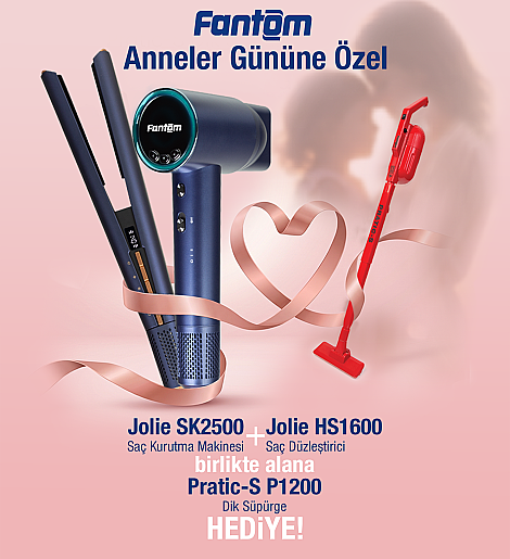 Fantom Hs 1600 Jolıe + Sk 2500 Jolıe + P 1200 Pratıc Hediyeli Mavi - Fantom