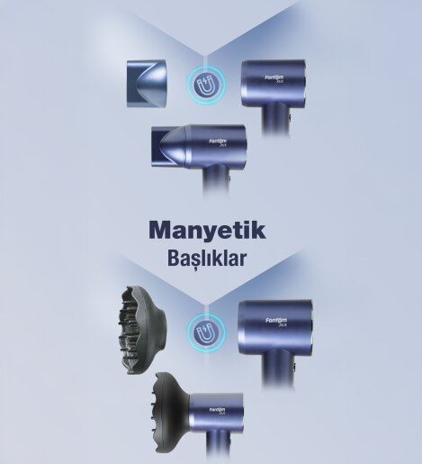 Fantom Jolie SK 2500 Saç Kurutma Makinesi Mavi - 12