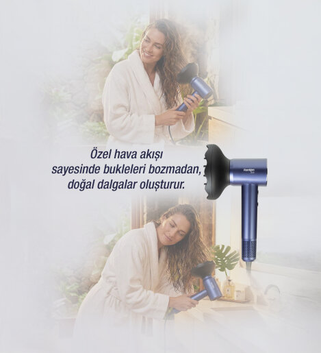 Fantom Jolie SK 2500 Saç Kurutma Makinesi Mavi - 6