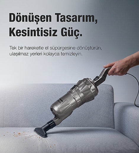 Fantom Magıc P 3000 Toz Torbasız Dikey Süpürge Antrasit - 8