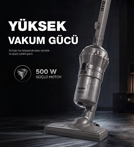 Fantom Magıc P 3000 Toz Torbasız Dikey Süpürge Antrasit - 10
