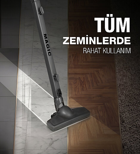 Fantom Magıc P 3000 Toz Torbasız Dikey Süpürge Antrasit - 7