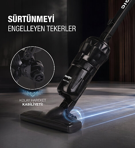 Fantom Magıc P 3000 Toz Torbasız Dikey Süpürge Siyah - 9