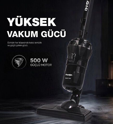 Fantom Magıc P 3000 Toz Torbasız Dikey Süpürge Siyah - 10
