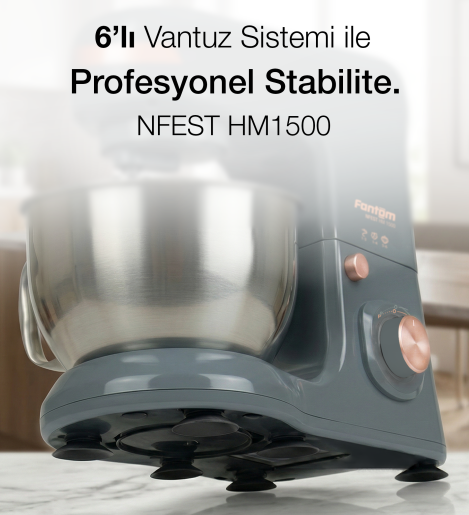 Fantom Nfest Hm 1500 Stand Mıxer Antrasit - 15