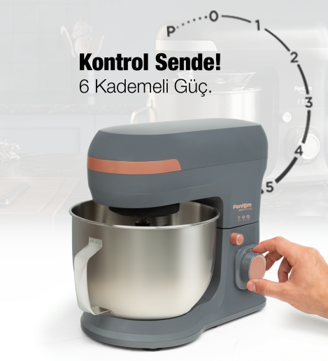 Fantom Nfest Hm 1500 Stand Mıxer Antrasit - 16