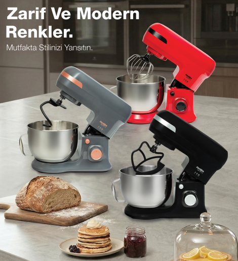 Fantom Nfest Hm 1500 Stand Mıxer Antrasit - 18