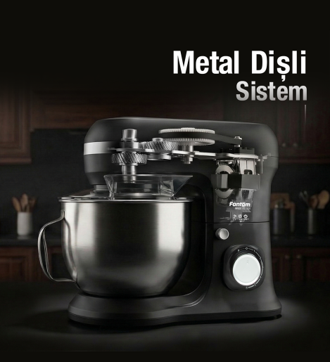 Fantom Nfest Hm 1500 Stand Mıxer Siyah - 12