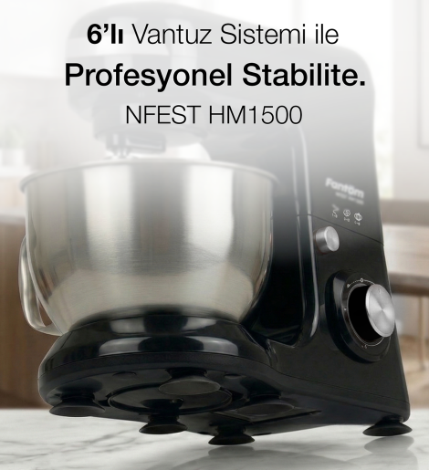 Fantom Nfest Hm 1500 Stand Mıxer Siyah - 15