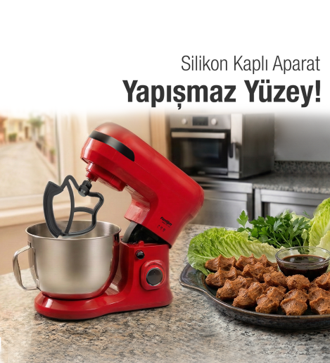 Fantom Nfest Hm 1500 Stand Mıxer Kırmızı - 11