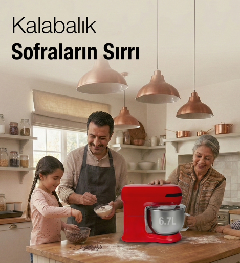 Fantom Nfest Hm 1500 Stand Mıxer Kırmızı - 14