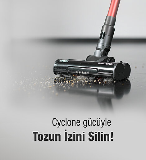 Fantom Pluto P 6000 Cyclone Dikey Elektrıkli Süpürge Amber Kırmızı - 7