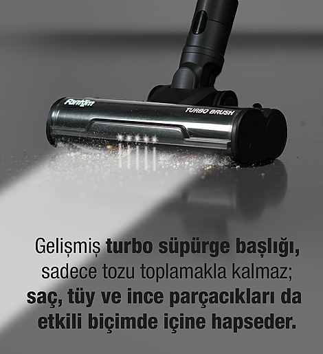 Fantom Pluto P 6000 Cyclone Dikey Elektrıkli Süpürge Amber Kırmızı - 14