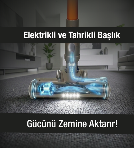 Fantom Pluto P 6000 Cyclone Dikey Elektrikli Süpürge Antrasit - 8