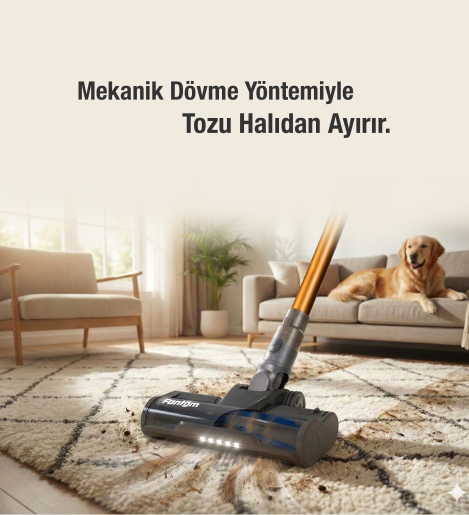 Fantom Pluto P 6000 Cyclone Dikey Elektrikli Süpürge Antrasit - 9