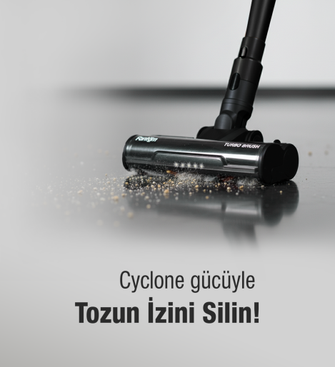 Fantom Pluto P 6000 Cyclone Dikey Elektrikli Süpürge Siyah - 7