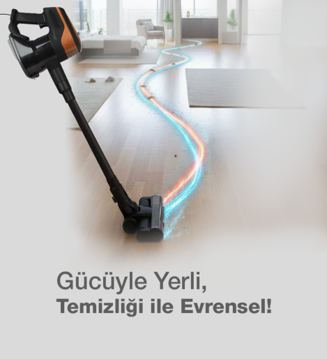 Fantom Pluto P 6000 Cyclone Dikey Elektrikli Süpürge Siyah - 15