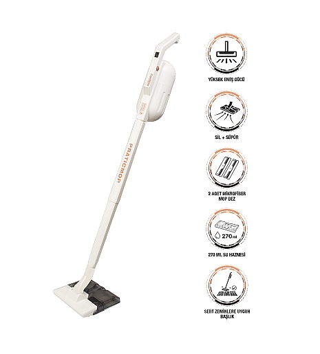 Fantom Pratıcmop P 1400 Elektrikli Süpürge Krem - 1