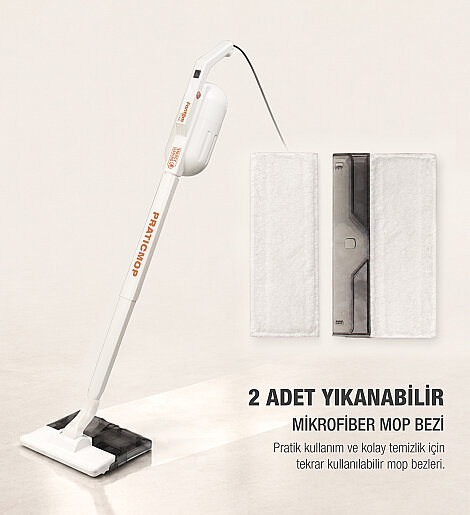 Fantom Pratıcmop P 1400 Elektrikli Süpürge Krem - 14