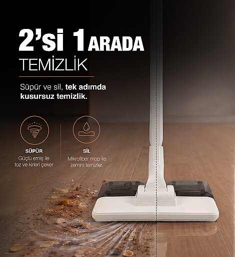 Fantom Pratıcmop P 1400 Elektrikli Süpürge Krem - 8