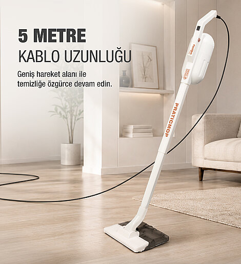 Fantom Pratıcmop P 1400 Elektrikli Süpürge Krem - 18