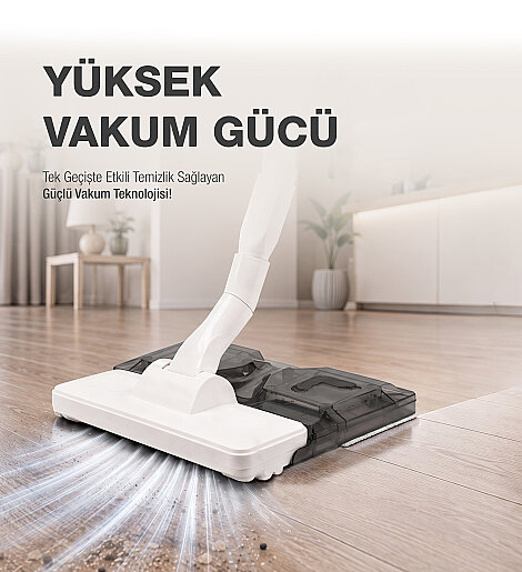 Fantom Pratıcmop P 1400 Elektrikli Süpürge Krem - 6