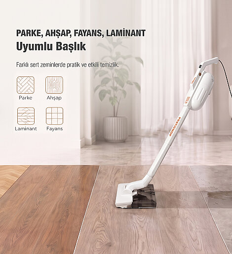 Fantom Pratıcmop P 1400 Elektrikli Süpürge Krem - 9
