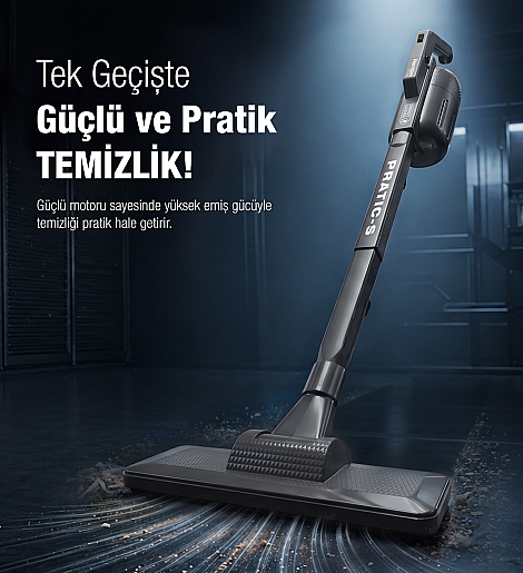 Fantom Pratıc-S P 1200 Toz Torbasız Dikey Süpürge Antrasit - 7
