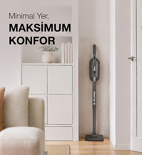 Fantom Pratıc-S P 1200 Toz Torbasız Dikey Süpürge Antrasit - 15