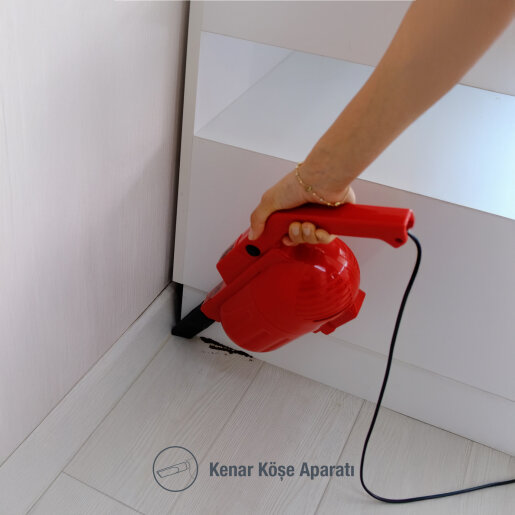 Fantom Pratıc-S P 1200 Toz Torbasız Dikey Süpürge Kırmızı - 4