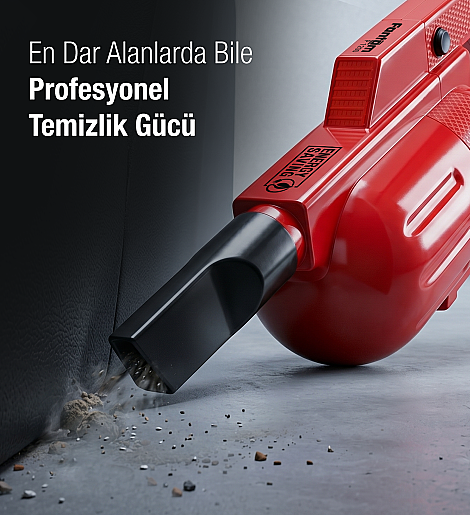 Fantom Pratıc-S P 1200 Toz Torbasız Dikey Süpürge Kırmızı - 9