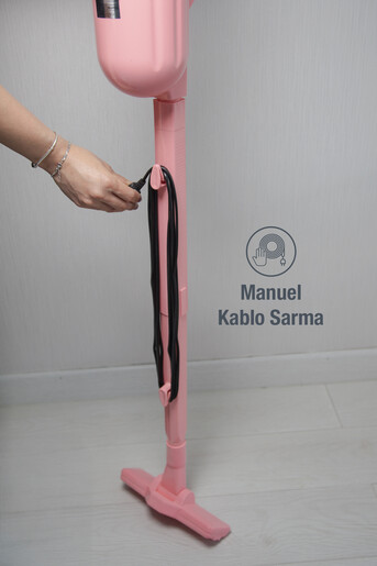 Fantom Pratıc-S P 1200 Toz Torbasız Dikey Süpürge Pembe - 6