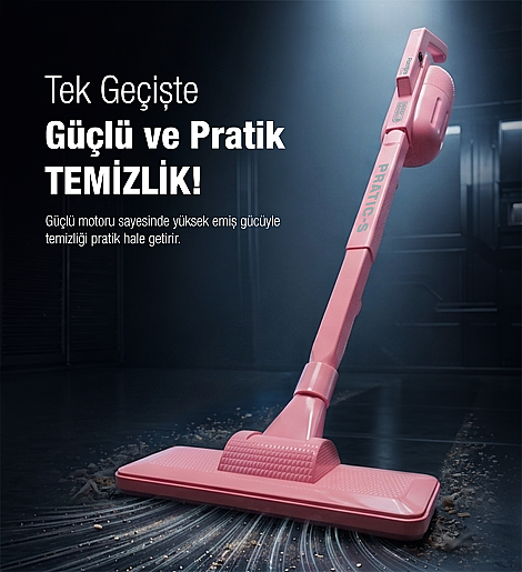 Fantom Pratıc-S P 1200 Toz Torbasız Dikey Süpürge Pembe - 7