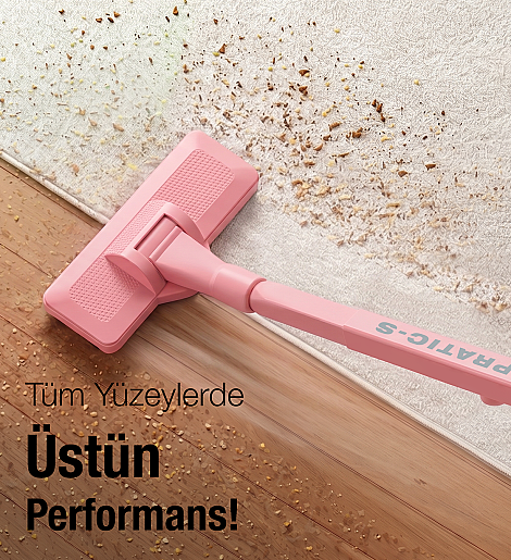 Fantom Pratıc-S P 1200 Toz Torbasız Dikey Süpürge Pembe - 8