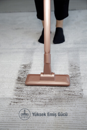 Fantom Pratıc-S P 1200 Toz Torbasız Dikey Süpürge Rose Gold
