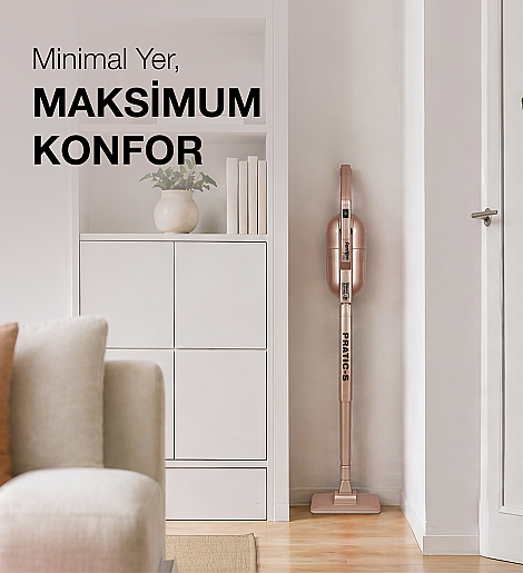 Fantom Pratıc-S P 1200 Toz Torbasız Dikey Süpürge Rose Gold - 15