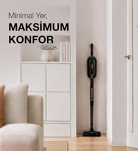 Fantom Pratıc-S P 1200 Toz Torbasız Dikey Süpürge Siyah - 15