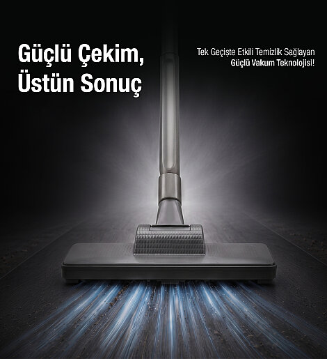 Fantom Pratıc-XL P 1300 Toz Torbasız Dikey Süpürge Antrasit - 4