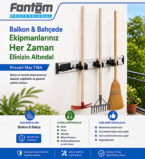 FANTOM PROCART MAS 716A MOB TUTUCU VE ASKI STANDI - 4
