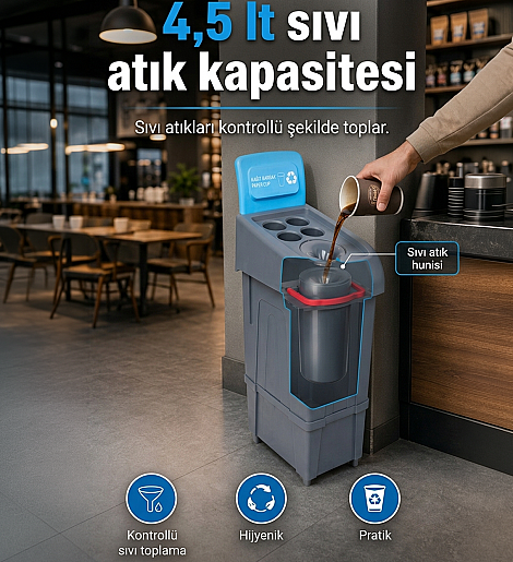 Fantom Procycle 70S Bardak Atık Kovası - 7