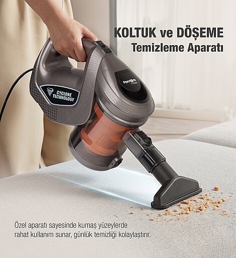 Fantom Provac P 5000 Cyclone Dikey Süpürge Antrasit - 16
