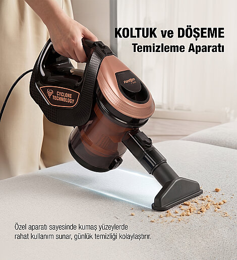 Fantom Provac P 5000 Cyclone Dikey Süpürge Siyah - 15