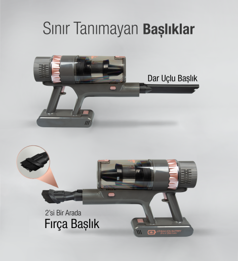 Fantom Quantum P 2050 Dikey Şarjlı Süp. Antrasit - 18