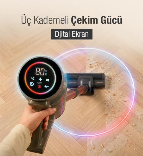 Fantom Quantum P 2050 Dikey Şarjlı Süp. Antrasit - 9