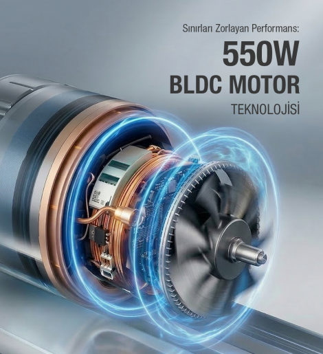 Fantom Quantum P 2050 Dikey Şarjlı Süp. Antrasit - 13