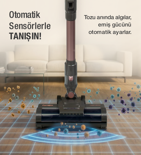 Fantom Quantum P 2050 Dikey Şarjlı Süp. Antrasit - 11